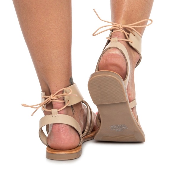 NIB Matisse Sunnie Gladiator Leather Sandal Natural - Picture 2 of 15